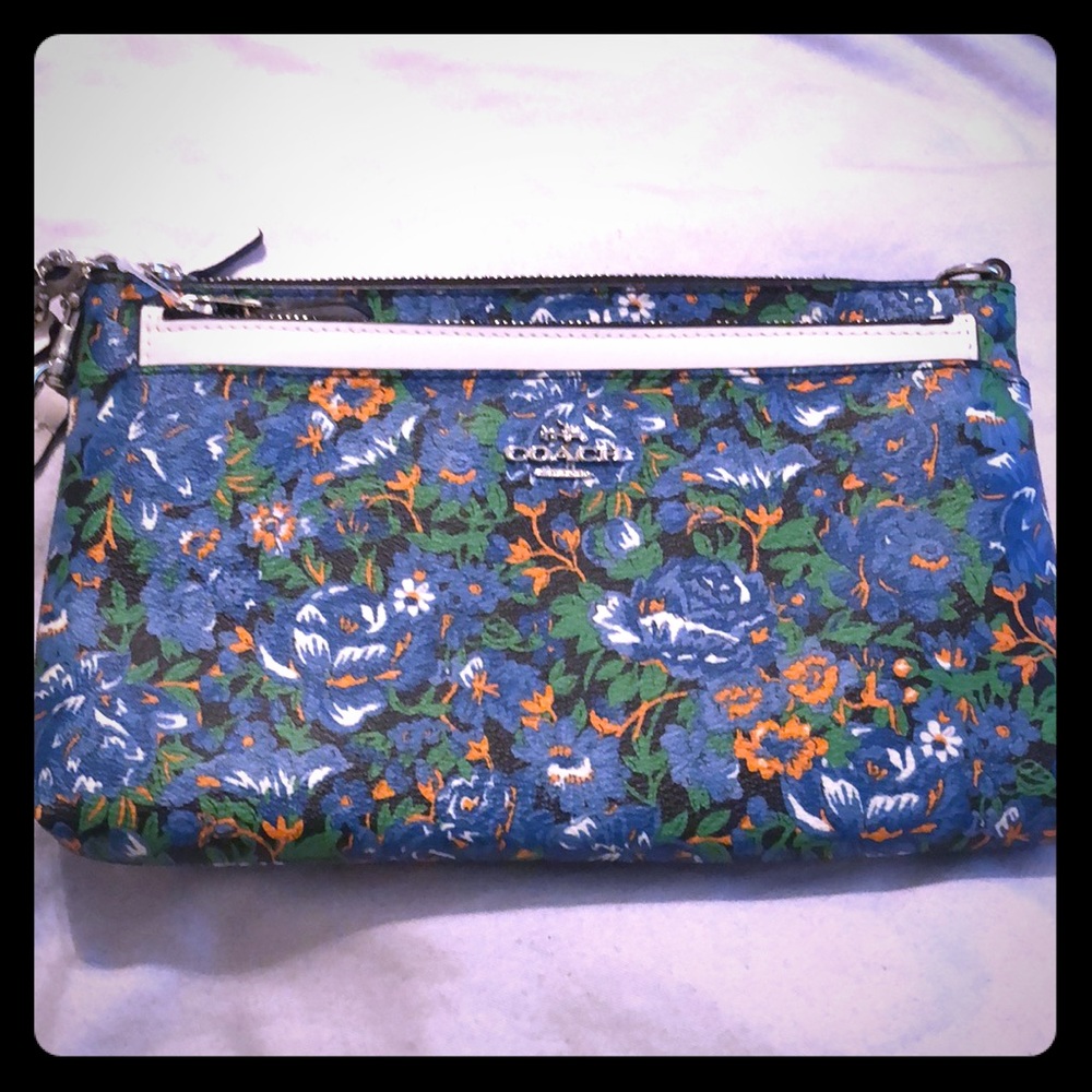 Floral Coach Clutch